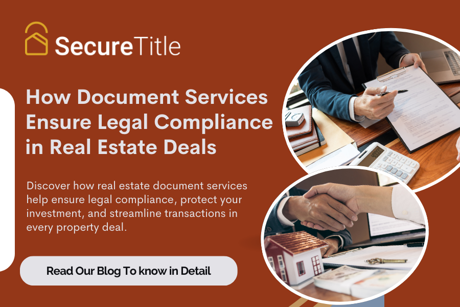 How Document Services Ensure Legal Compliance in Real Estate Deals