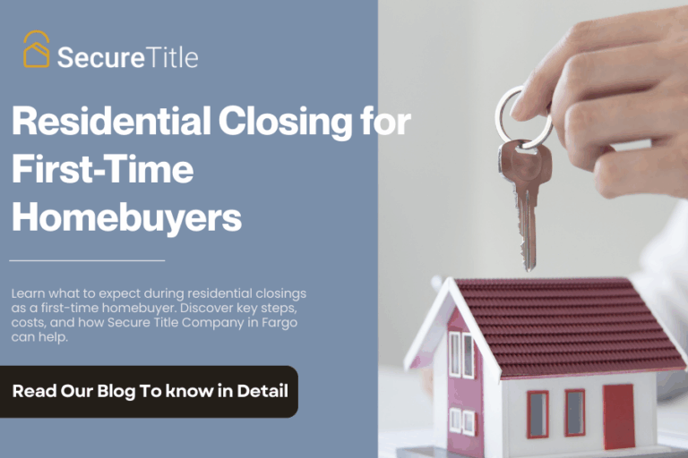 Residential Closing for First-Time Homebuyers: What You Need to Know