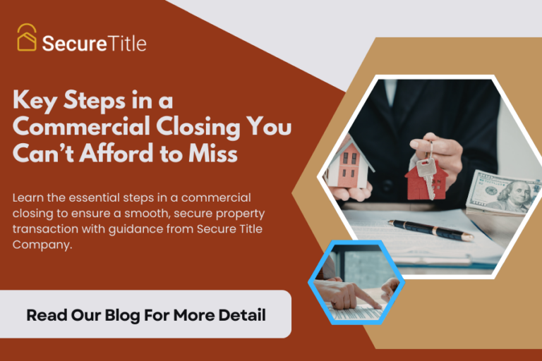 Key Steps in a Commercial Closing You Can’t Afford to Miss