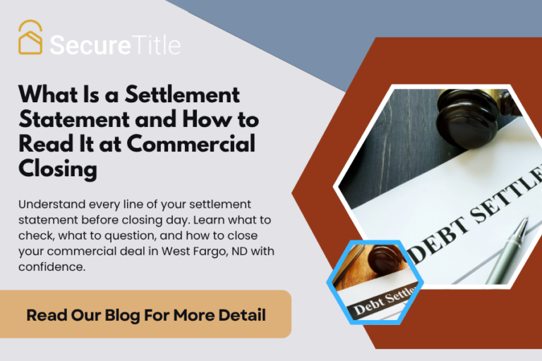 What Is a Settlement Statement and How to Read It at Commercial Closing